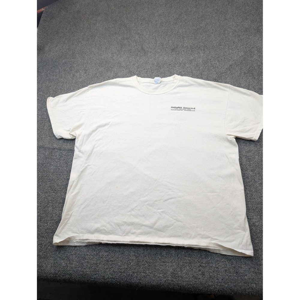 Port & Company Shirt Mens XL White Access Players Club Casino Promo Graphic Tee